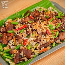 ข้าวทอดกระเทียม ดึกแท้