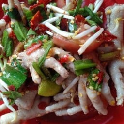 ส้มตำ  ตามสั่ง  ร้านแม่เดือนรสทิพยฟ์