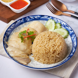ข้าวมันไก่ต้ม (ออร์แกนิค)