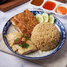 ข้าวมันไก่ผสม (ออร์แกนิค)