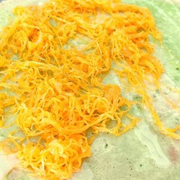 เครป แยมใบเตย ฝอยทอง