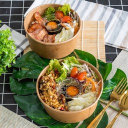 ผัดมาม่าเกาหลีไส้กรอกรวม