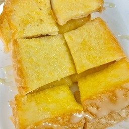 ปังปิ้งเนย นม น้ำตาล