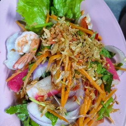 ยำวุ้นเส้นรวมมิตรทะเล