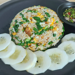 ข้าวผัดโบราณ + ซุปสาหร่าย