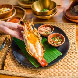 กุ้งเผาธิชา บ่อพลับ