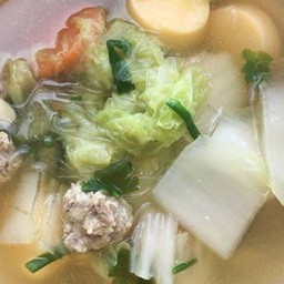 ต้มจืดเต้าหู้ วุ้นเส้น หมูสับ