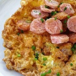 ข้าวไข่เจียวแหนม