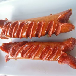 ใส้กรอกไก่2 ชิ้น