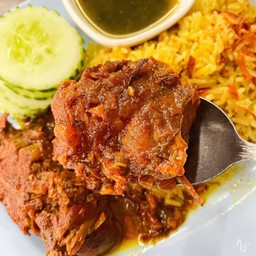 ข้าวหมกเนื้อ(ใส่กล่อง)