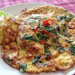 ข้าวไข่เจียวห่อหมกทะเล