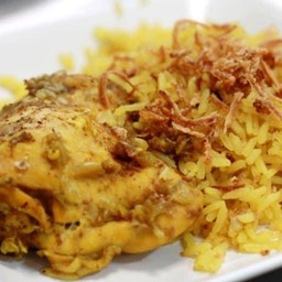 ข้าวหมกไก่(ใส่กล่อง)