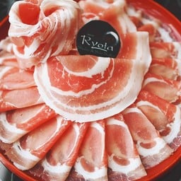 หมูสามชั้นสไลด์ ปริมาณ 60 กรัม