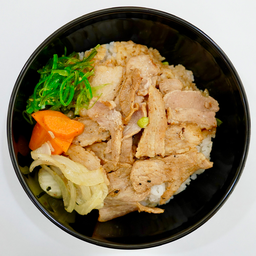 ข้าวหน้าหมูสโมค มิโซะ