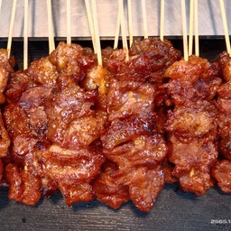 เนื้อย่าง รสหม่าล่า ชุดใหญ่ น้ำจิ้มเเจ่ว