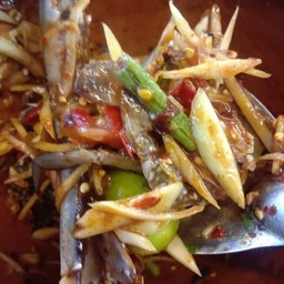 ส้มตำปูม้า+กุ้ง(ให้ลูกค้าระบุ_มะกอ,ซั่ว,ขนมจีน,ป่า)