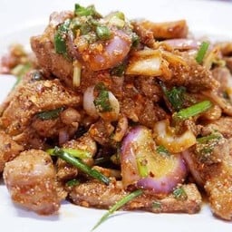 หมูย่างน้ำตกครับ