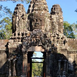 Victory Gate Of Angkor Thom City