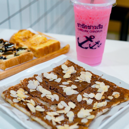 โรตีนูเทลล่า+อัลมอนด์