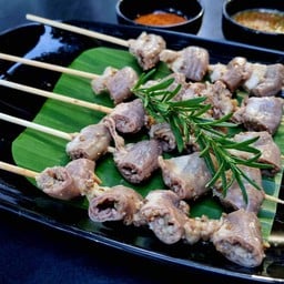 ไส้หวานย่าง +น้ำจิ้มสามรส