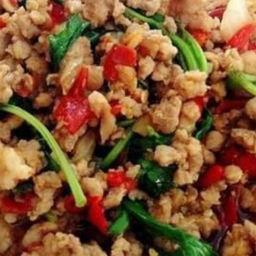 ข้าวกระเพราหมูสับ