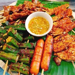 ไส้ย่าง เนื้อย่าง หม่าล่า คุณยาย