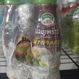 น้ำมะพร้าวผสมน้ำตาลสด+น้ำแข็งแก้ว