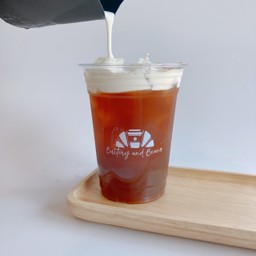 ชามะนาวโฟมชีส