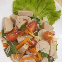 ยำไก่ยอ Chicken Sausage salad