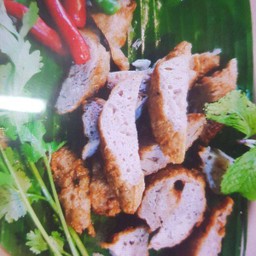 แหนมปลากรายทอด