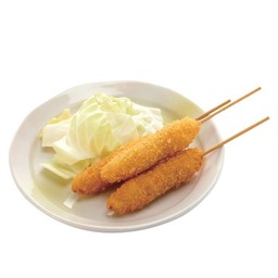 หมูเสียบไม้ชุบแป้งทอด