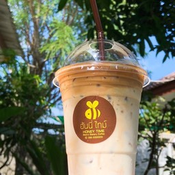 Ice  coffee Honey Latte