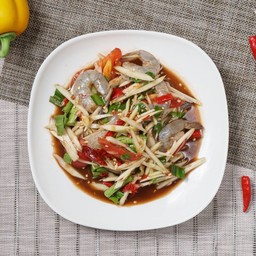 ตำกุ้งสดปลาร้า
