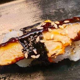 ซูชิหน้าปลาซาบะย่าง