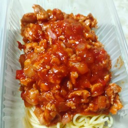 สปาเก็ตตี้ซอลหมูสับ