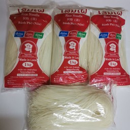 เส้นเฝอลาวเส้นกลางถุง 1 กิโลกรัม