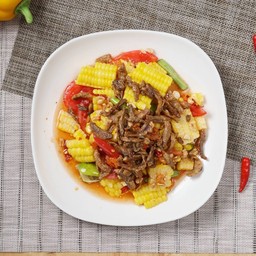 ตำข้าวโพดไทยใข่เค็ม