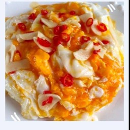 ข้างไข่ขยี้กุ้งทรงเครื่อง