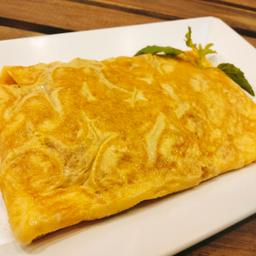 ข้าวไข่เจียวมะนาวหมูสับ (เมนูพิเศษจากร้านหลอดนม)