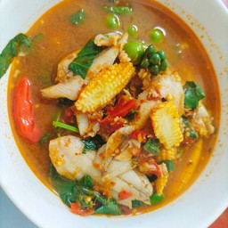 แกงป่าหมู กับข้าว