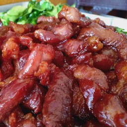 หมูทอดแดดเดียว By.ตั้งโอ๋ หน้า บขส.กาญ