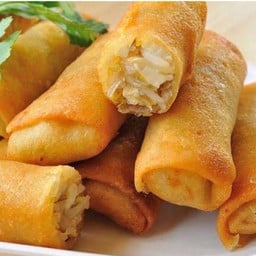 ปอเปี๊ยะทอด ไส่วุ้นเส้น ผัก