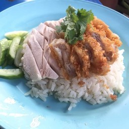ข้าวมันไก่2in1 ต้ม+ทอด  ธรรมดา