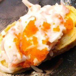 ซูชิไข่หวานสลัดปูอัด