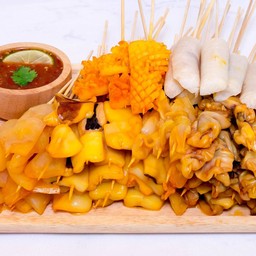 เซทหิวข้าวไม่กินข้าว ขอกับล้วนๆแถม5ไม้(รวม72ไม้)