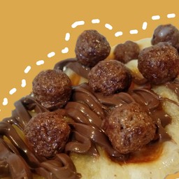 ครอฟเฟิล ไมโลซีเรียลบอลนูเทลล่า