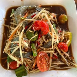 ตำกุ้งสด