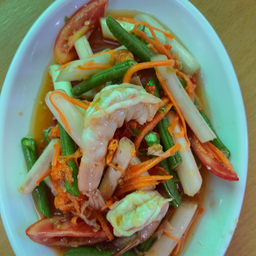 ตำไหลบัวกุ้งสุก