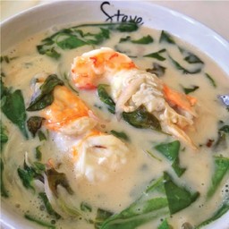 ใบเหลียงต้มกะทิกุ้งสด (มัน+กลมกล่อม+หอม)