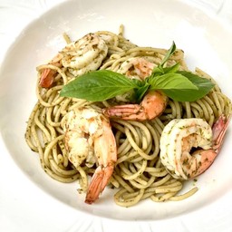 สปาเก็ตตี้ ซอสเพรสโต้กุ้งสไตล์ไทย
